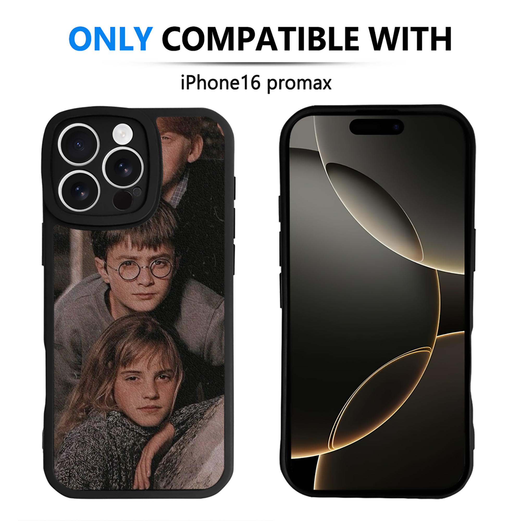 （画像用） Harry Potter ハリー・ポッターシリーズ 【iPhone 16シリーズ対応】シリコンスマホケース（レザー調） 材質：シリコン